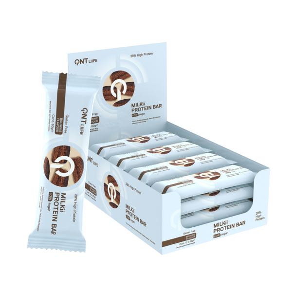Caja de 12 Barras de Proteína Milkii Bar 12x60 grs