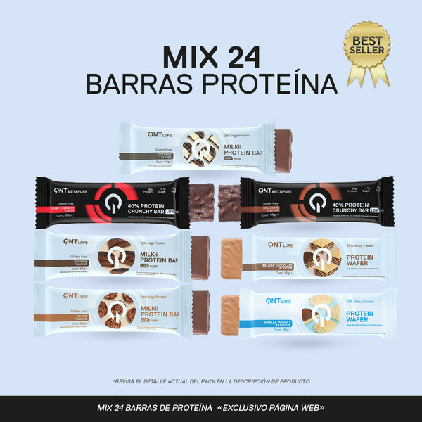 Mix 24 Barras de Proteína Surtidas