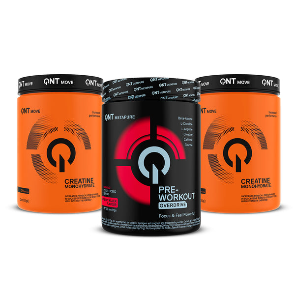 Energy Pack (2 creatinas 300 gr. + 1 preWorkout 300 gr.)