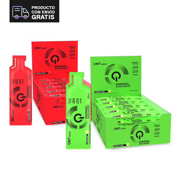 Pack 50 Geles Energéticos Energel 55 Ml (2 cajas sabores) + ENVÍO GRATIS