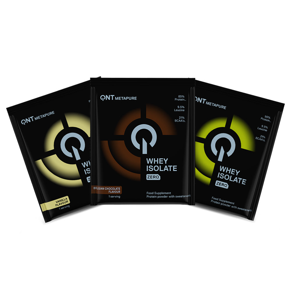 Pack 3 Servicios individuales proteína Iso Whey 30 gr