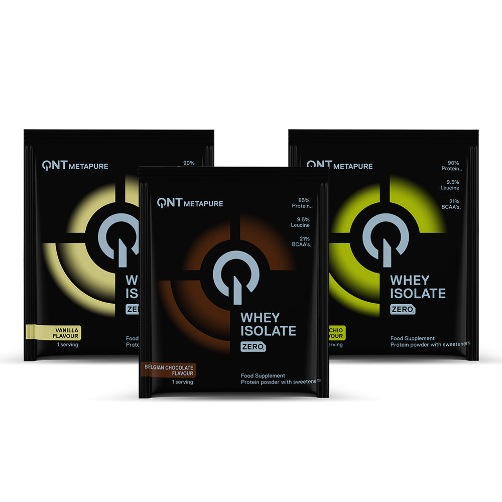 Pack 3 Servicios individuales proteína Iso Whey 30 gr