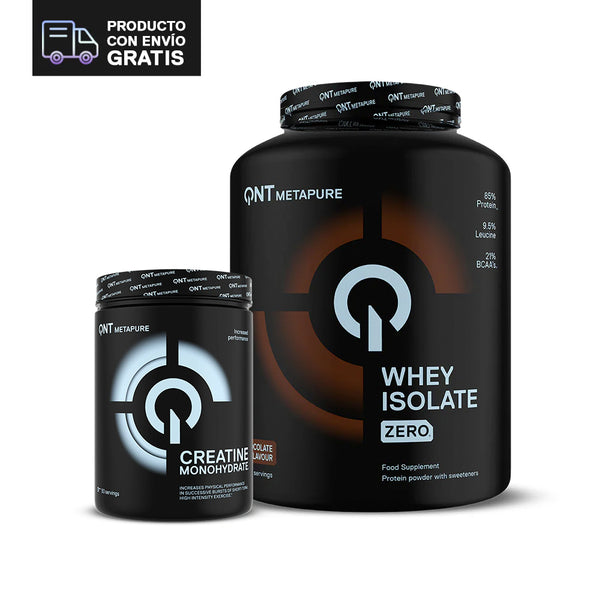 Pack Proteína Metapure Isolate Zero 4,4 Lb + Creatina 800 gr + ENVÍO GRATIS
