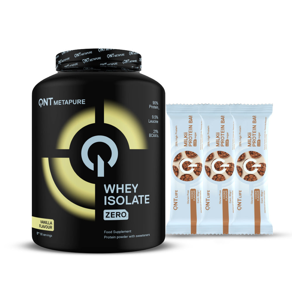 Pack Metapure Isolate 4.4 Lbs Vainilla + 3 Milkii Cookie