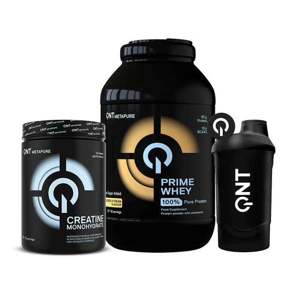 Proteína Prime Whey 4.4 Lbs + Creatina 300 Gr + Shaker