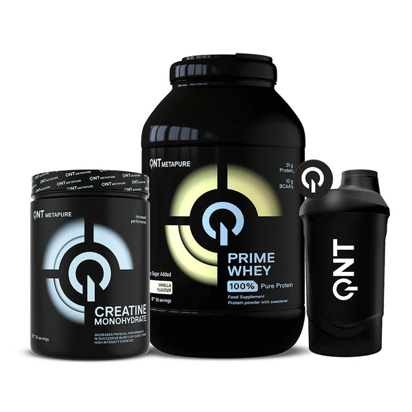 Proteína Prime Whey 4.4 Lbs + Creatina 800 Gr + Shaker