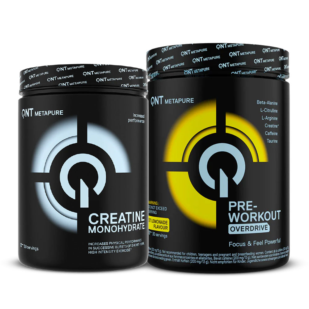 Pack Creatina 300g + Pre-Entreno Metapure Overdrive Limón