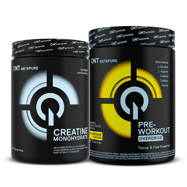 Pack Creatina 300g + Pre-Entreno Metapure Overdrive Limón