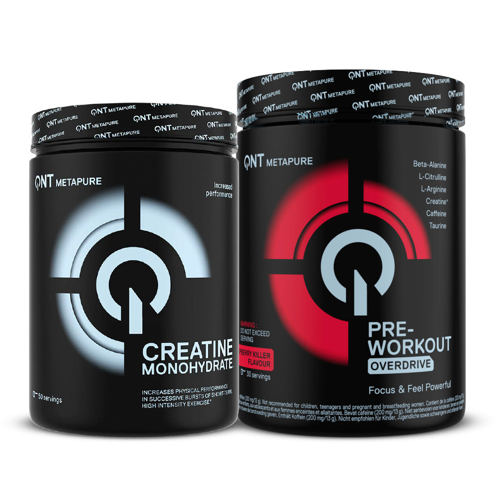 Pack Creatina 300g + Pre-Entreno Metapure Overdrive Frambuesa