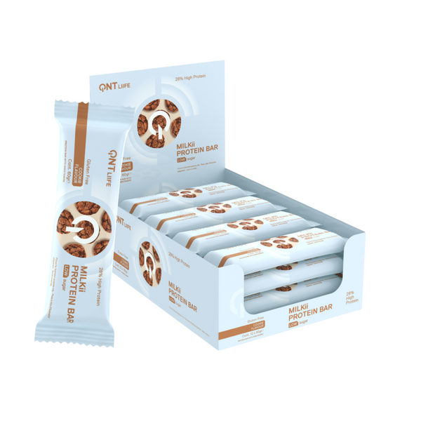 Caja de 12 Barras de Proteína Milkii Bar 12x60 grs