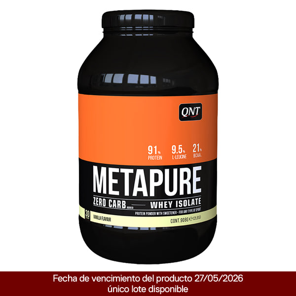 Metapure Whey Protein Isolate Vainilla 2.0 Lbs