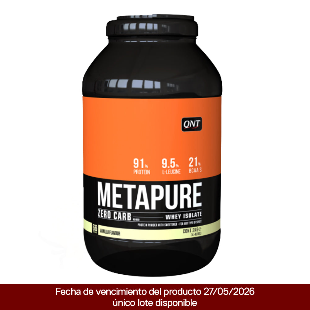 Metapure Whey Protein Isolate Zero Carb 4.4 Lbs