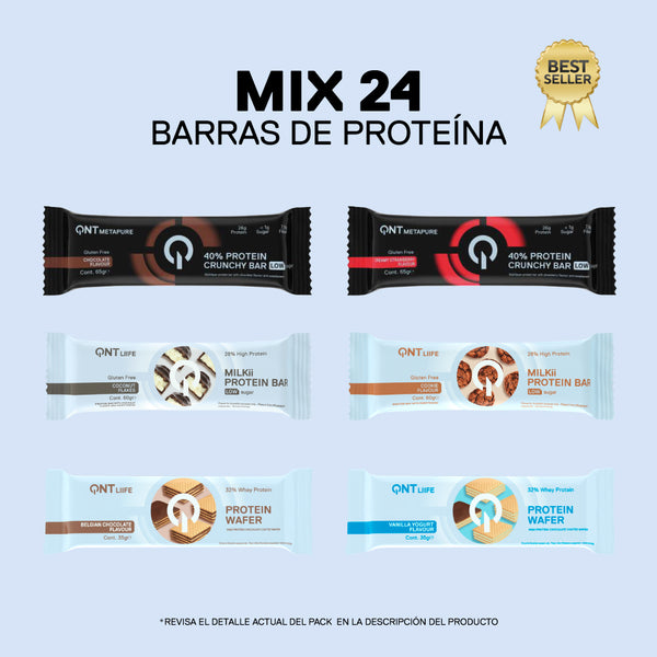 Mix 24 Barras de Proteína Surtidas