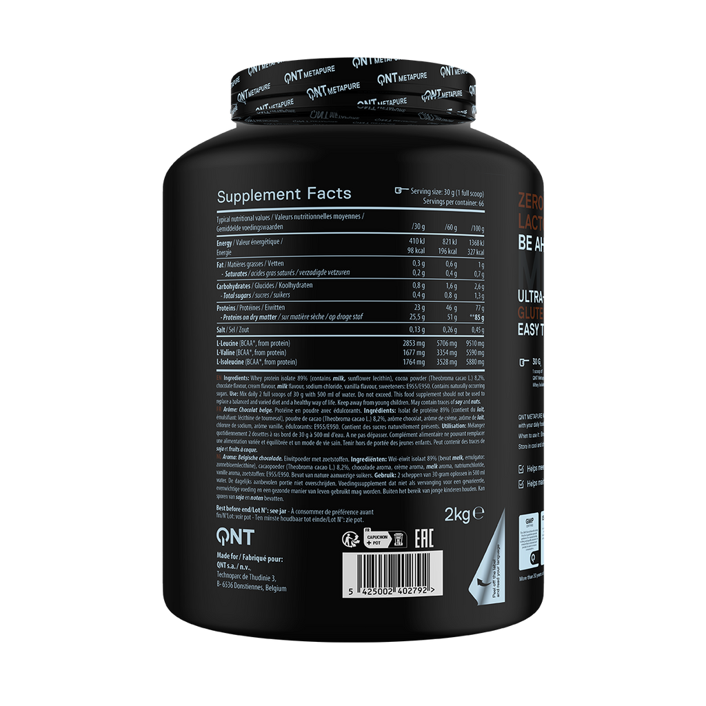 Metapure Whey Protein Isolate Zero Carb 4.4 Lbs