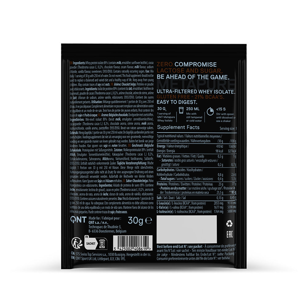 Single Service 30 gr - Proteína Metapure Isolate Zero (sabores)