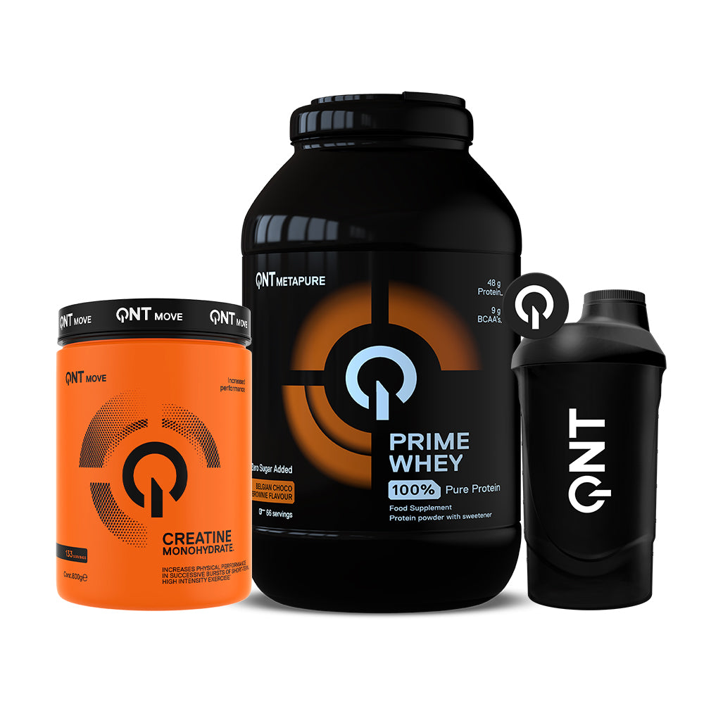 Proteína Prime Whey 4.4 Lbs + Creatina 300 Gr + Shaker