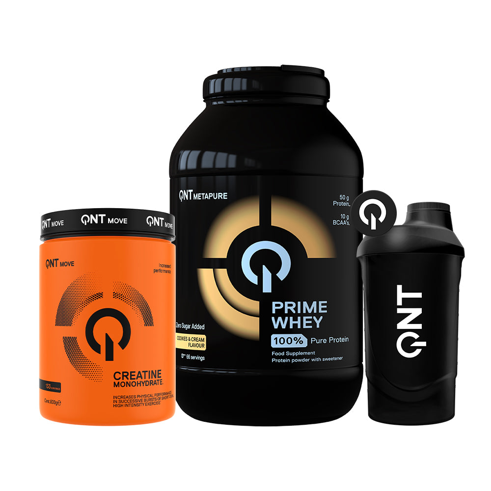 Proteína Prime Whey 4.4 Lbs + Creatina 800 Gr + Shaker