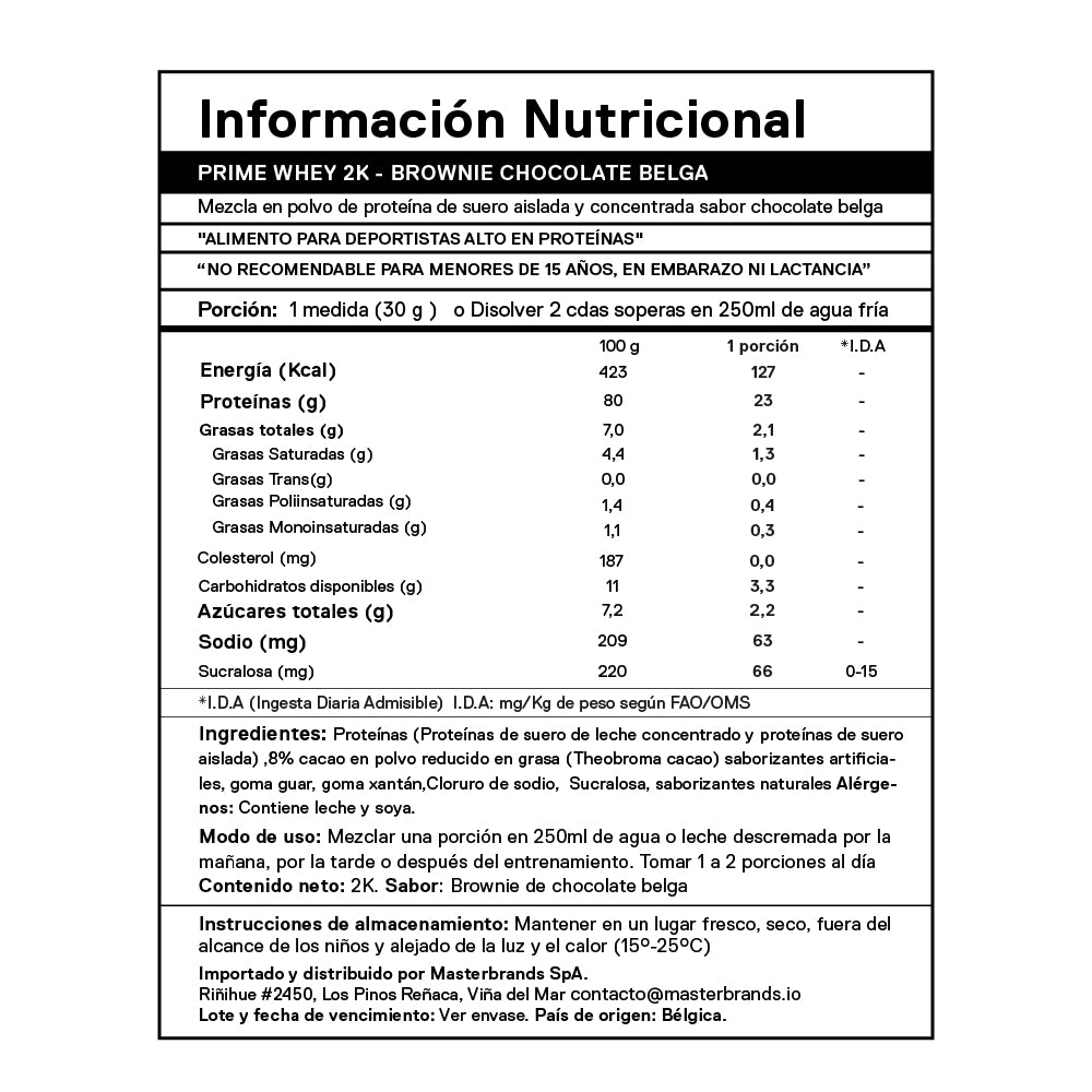 Proteína Prime Whey 4.4 Lbs + Creatina 800 Gr + Shaker