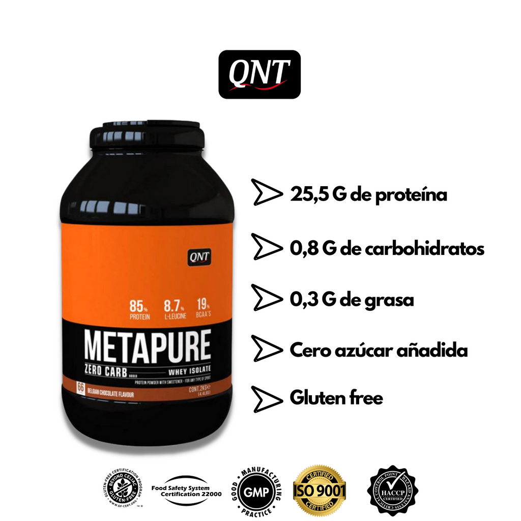 Metapure Whey Protein Isolate Zero Carb 4.4 Lbs