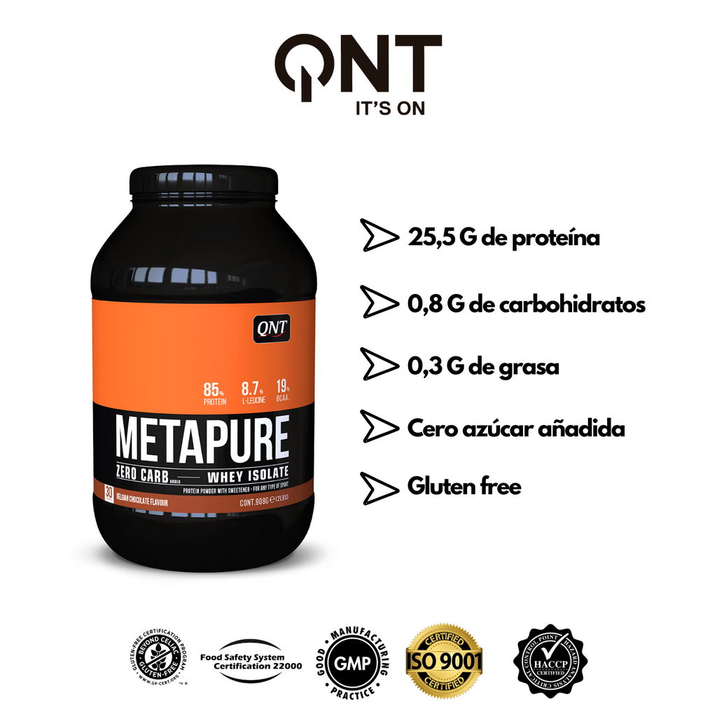 Metapure Whey Protein Isolate Zero Carb 4.4 Lbs