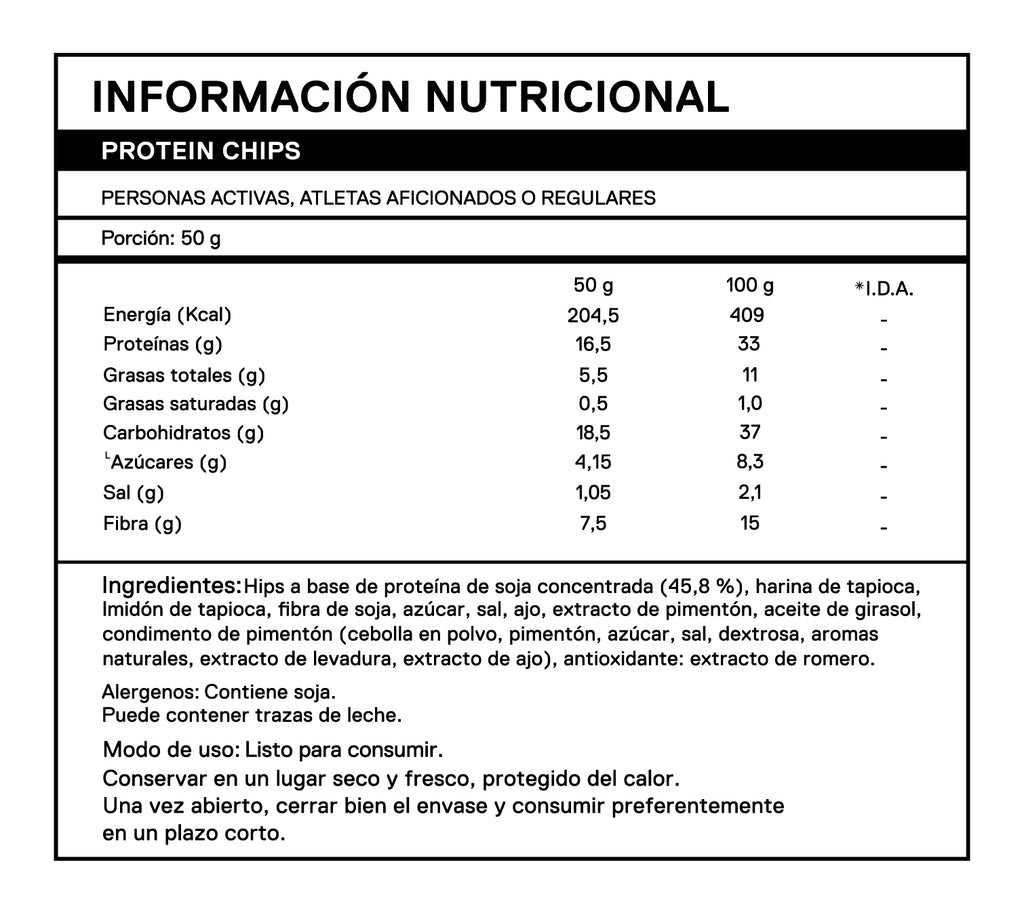 Protein Chips Paprika 50g