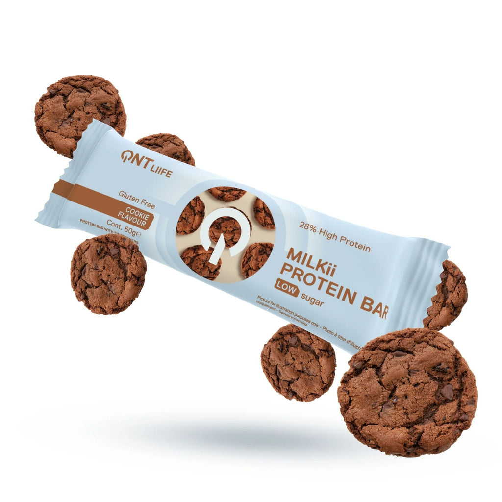 Barra de Proteína Milkii Protein Bar Cookie QNT (Up)