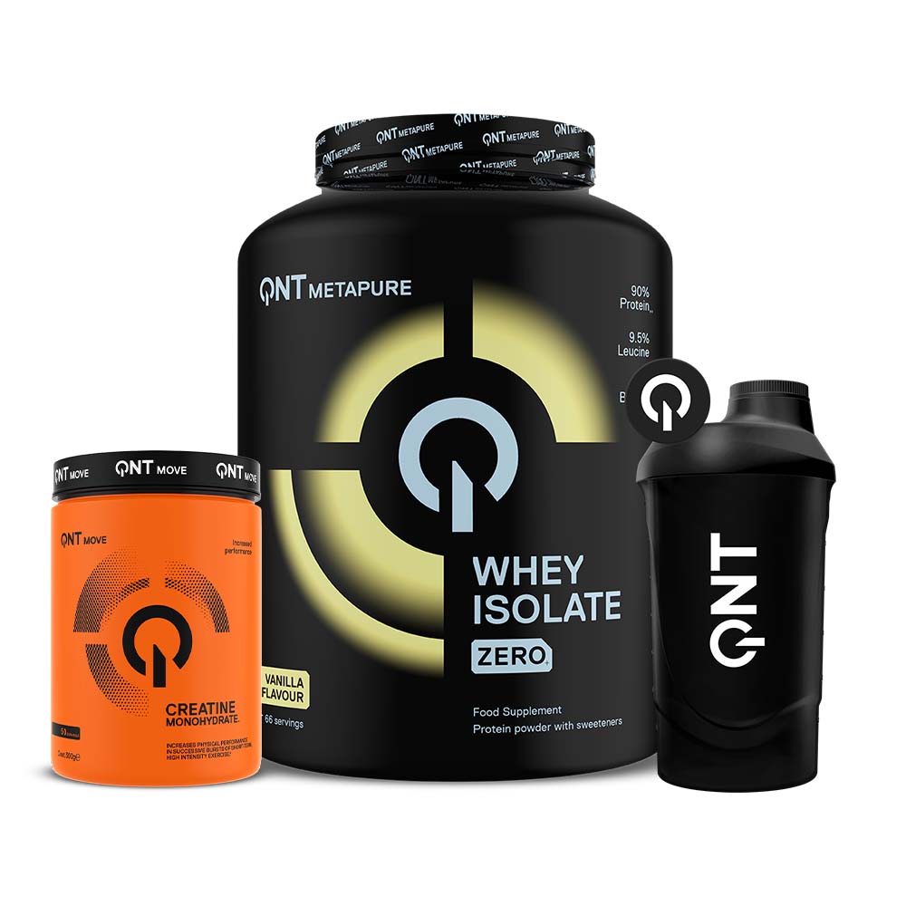 Metapure Whey Protein Isolate Zero Carb 4.4 Lb + Creatina 300 Gr + Shaker y ENVÍO GRATIS