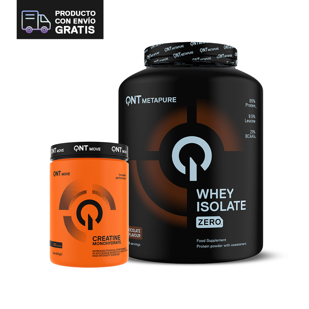 Pack Proteína Metapure Isolate Zero 2 Kg + Creatina 800 Grs + ENVÍO GRATIS
